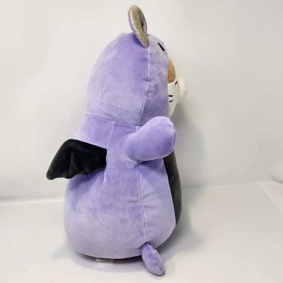 Hug Mees Squishmallows Cam the Cat Bat Costume 14" Plush Soft Toy Halloween New - Picture 5 of 6